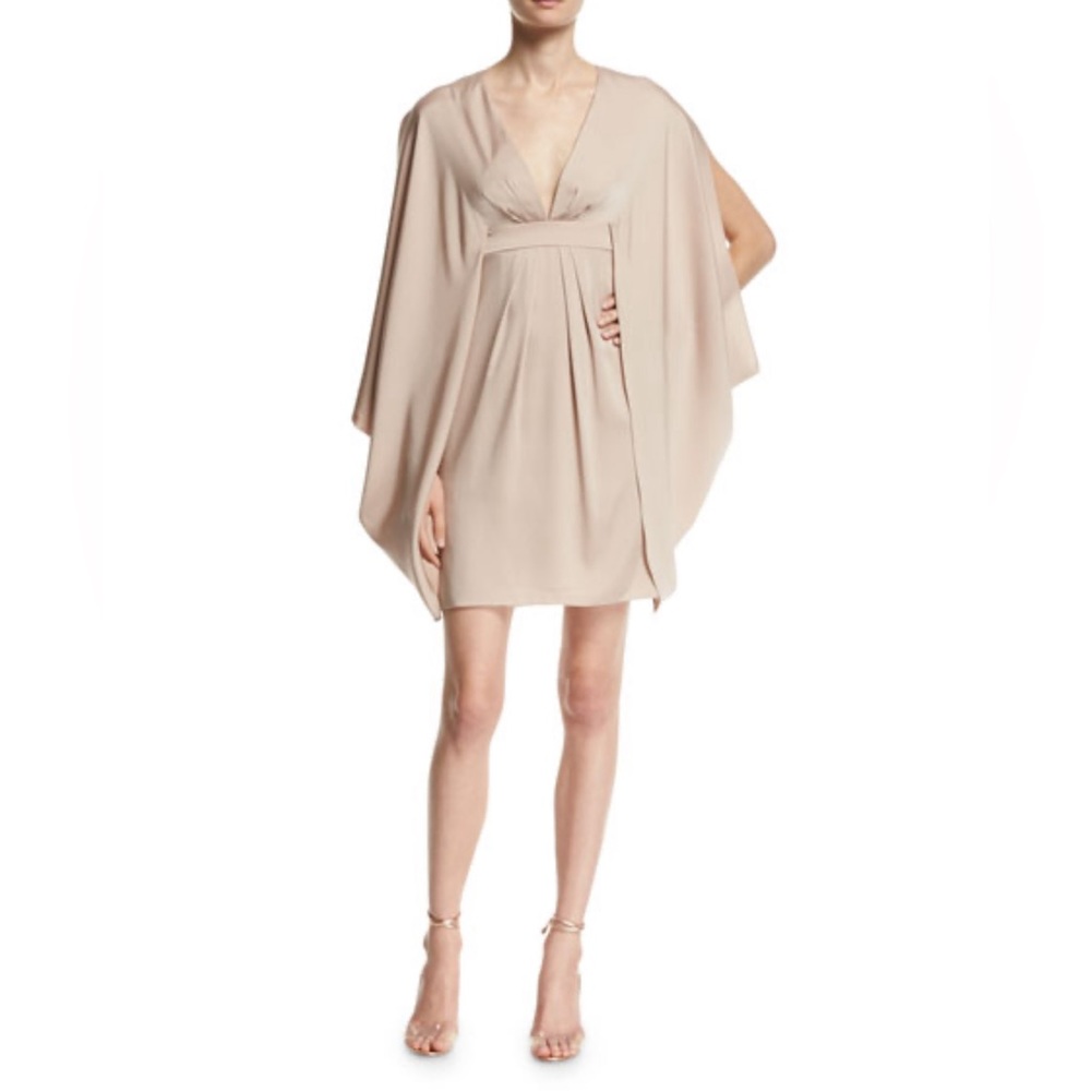 NWT Trina Turk
V-Neck Stretch-Silk Kimono Dress